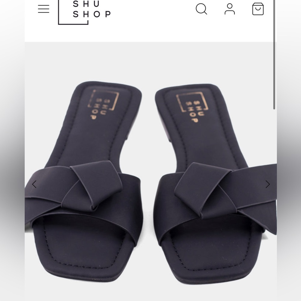 ShuShop Diana Sandals Black 10 NWT